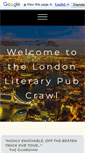 Mobile Screenshot of londonliterarypubcrawl.com